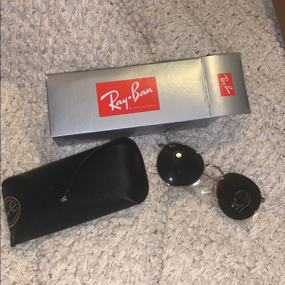 Large Round Metal Ray Bans